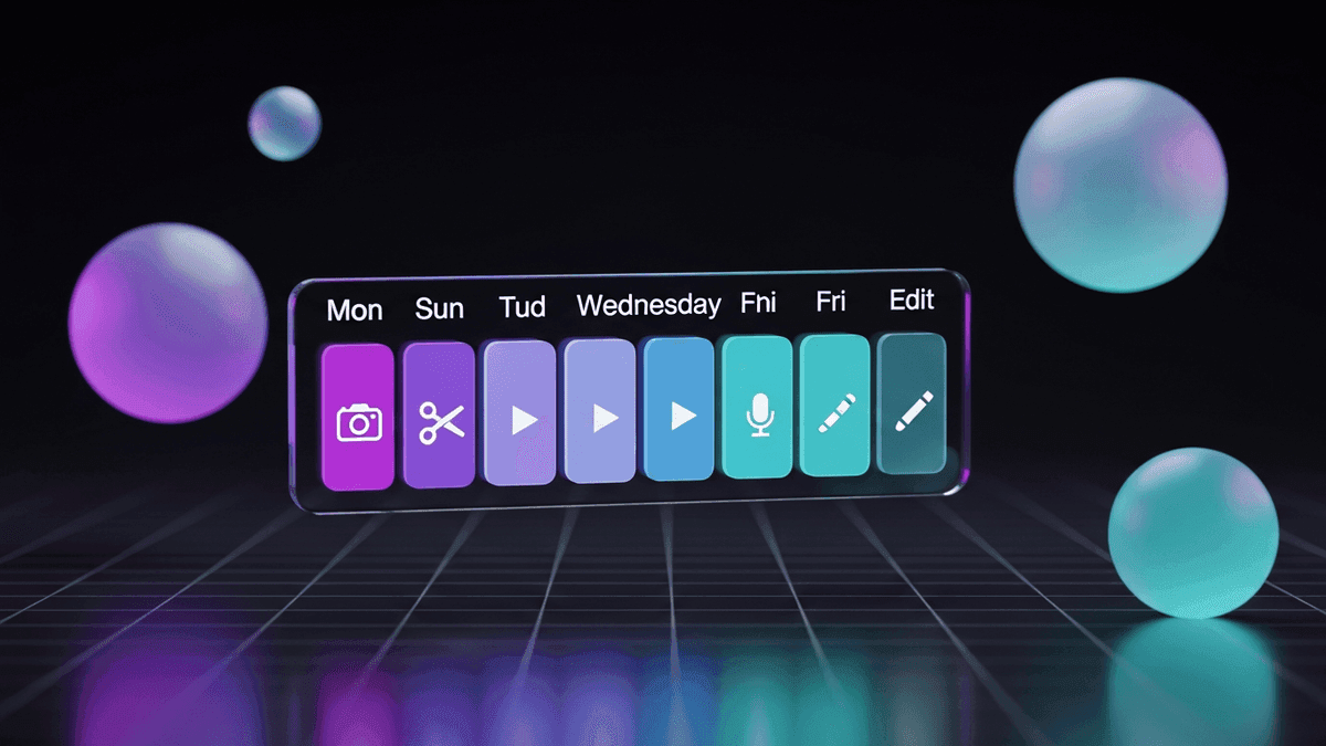 2026 pro streamer editorial calendar, week breakdown streams clips posts