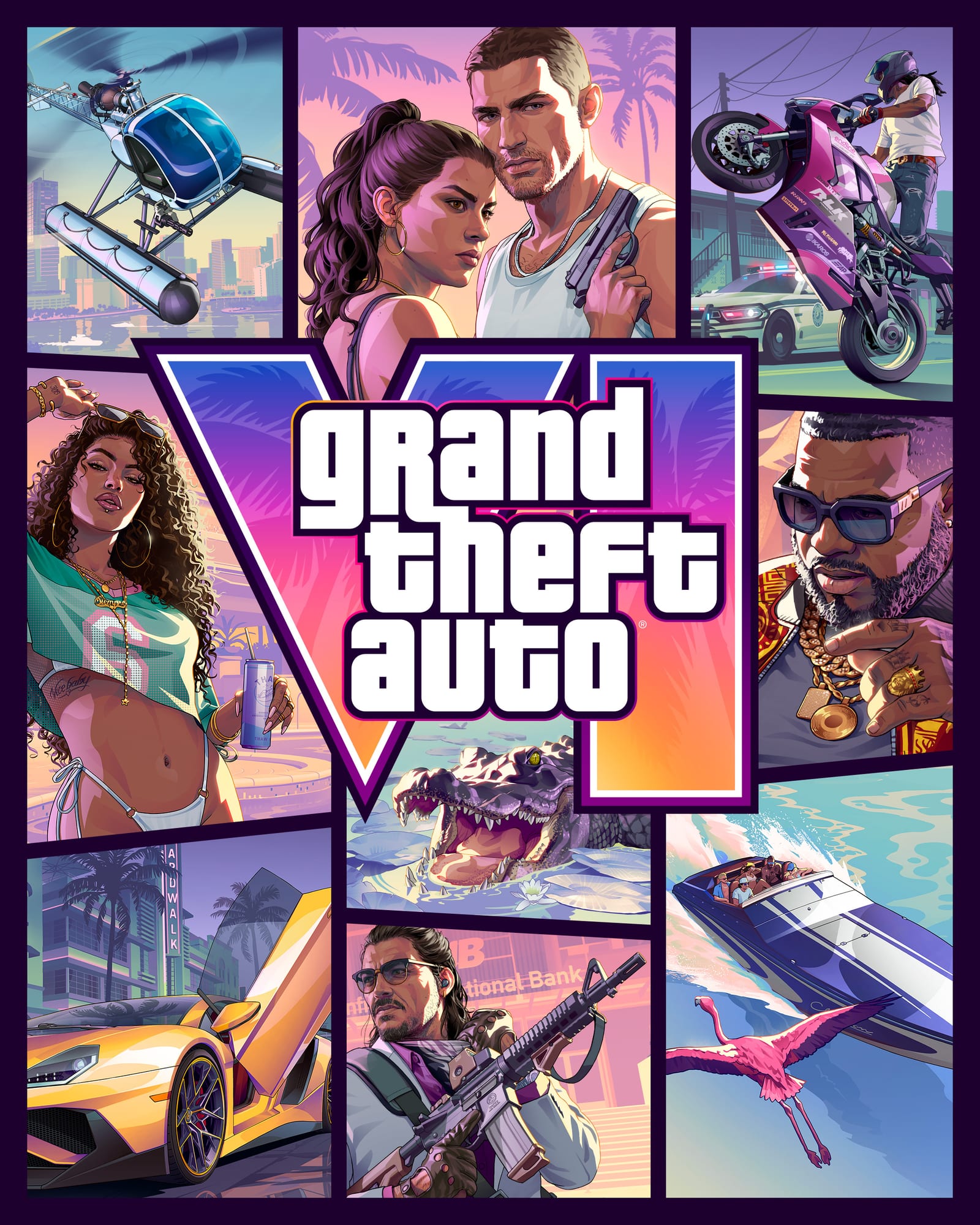 The official box art for GTA 6's Standard Edition, one of the two editions available for pre-order.